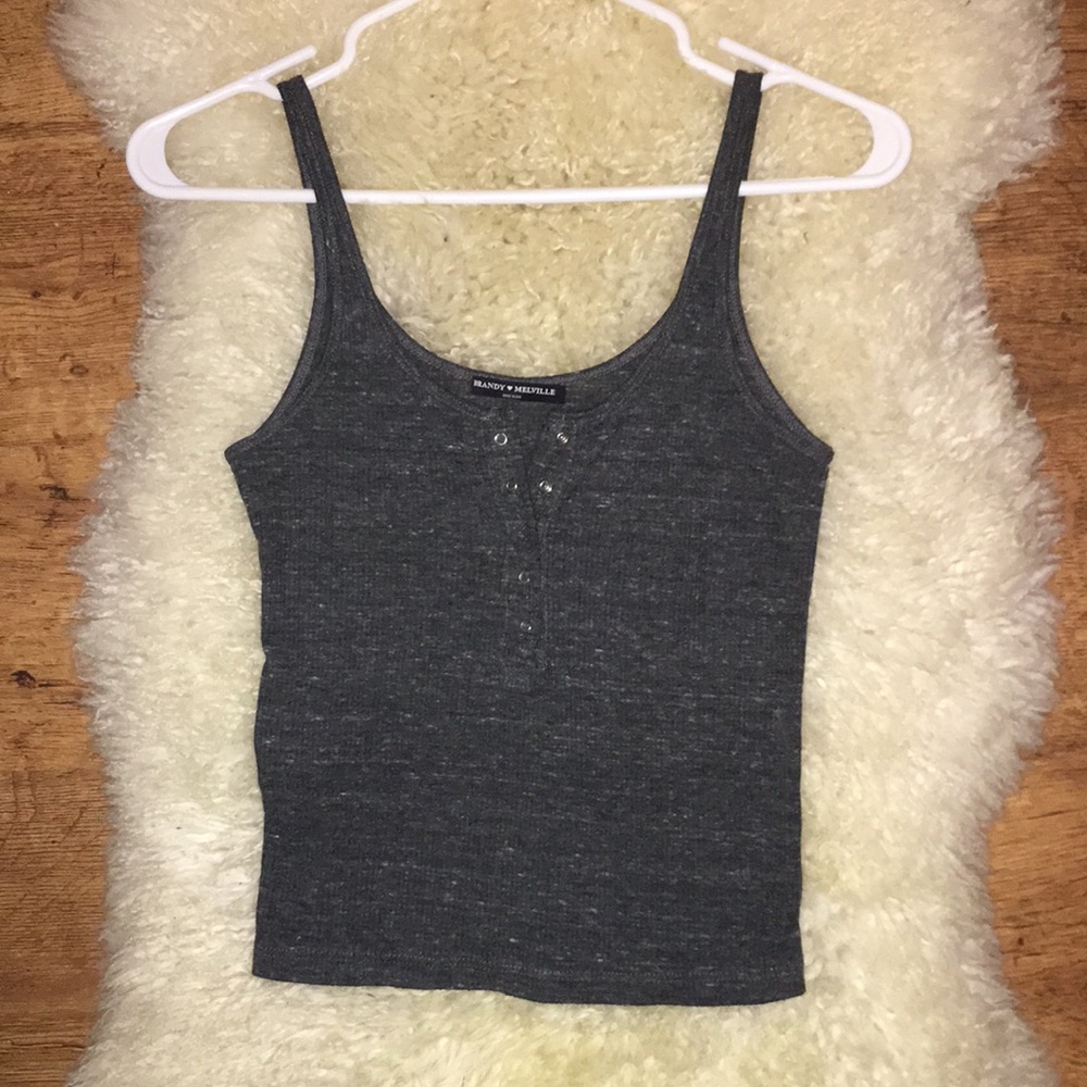 Brandy Melville Simone tank - grey